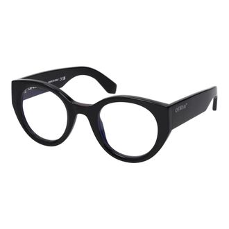 Off-white Glasses, male, Black, ONE SIZE, Black Acetate Sunglasses with Side Logo