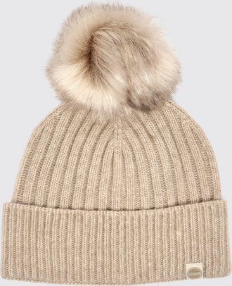 Colmar Berretto beanie in maglia a coste di misto lana con pompon
