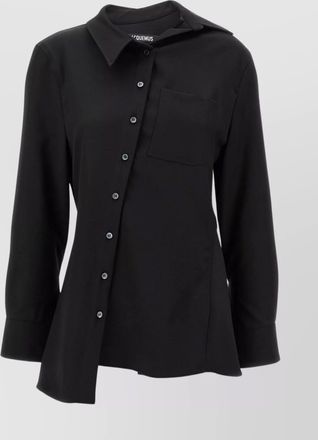 Jacquemus pablo collared neck shirt with pocket