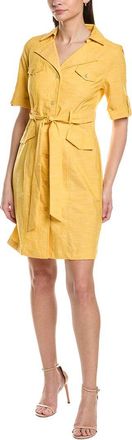 Sharagano Short Sleeve Shirtdress