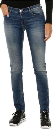 Armani Jeans Skinny Broeken - Dames - Skinny Jeans - Blauw - W24 - Katoen - Jeans