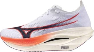 Mizuno Wave Rebellion Pro 3 White Baritone Blue U1GD253011