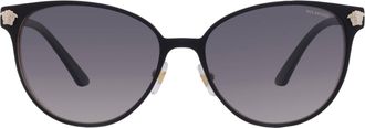 Versace Grey Gradient Cat Eye Ladies Sunglasses VE2168 1377T3 57