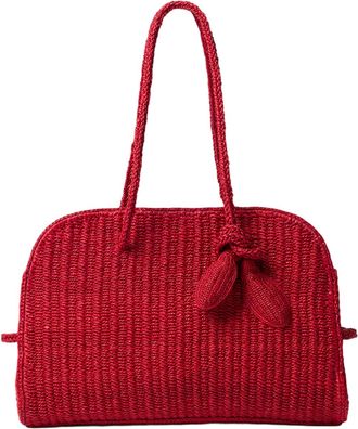 Jacquemus Raffia Tourism Bag