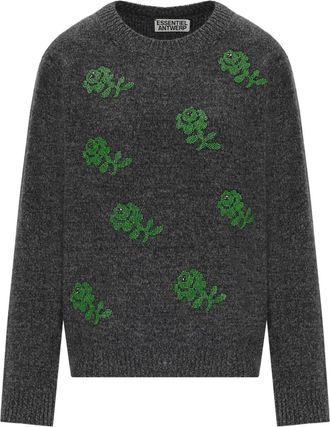 Essentiel MAGLIONE IN LANA KORINE GRIGIO ESSENTIEL ANTWERP