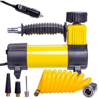 Trade Shop Trade Shop - Mini Compresor De Aire Port&aacute;til 12v Coche Moto Bicicleta Inflador De Neum&aacute;ticos