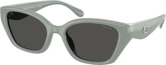 Coach HC8434U CBY91 592487 Womens Sunglasses Grey Size 53