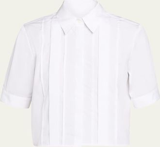 TWP Short Lived Shirt with Pleated Placket