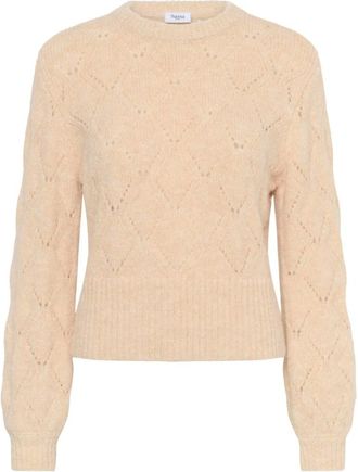 Saint Tropez Gebreide kleding - Dames - Truien - Beige - Maat: M