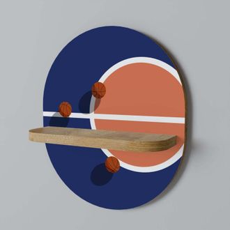 OEM Reto De Baloncesto Estante Ovalado