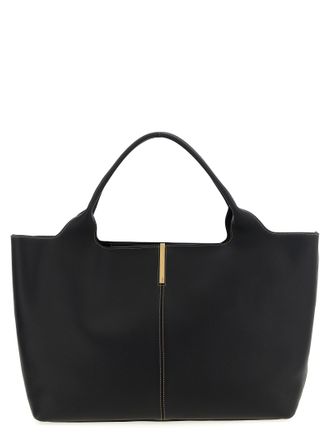 Tod's Black Calfskin Tote Womens Bag