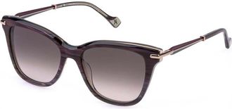 Yalea SYA196 FARZANA 0915 Womens Sunglasses Purple Size 54