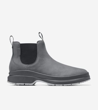 Cole Haan Mens Windham Grand Chelsea Waterproof Boots - Grey Size 10.5