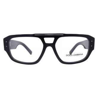 Dolce & Gabbana Demo Navigator Mens Eyeglasses DG3406 501 56