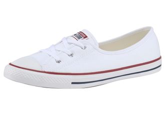 Converse Sneaker CONVERSE Chuck Taylor All Star Ballet Lace Ox, Damen, Gr. 38,5, weiss (optical, wei&szlig;), Textil, Schuhe Sneaker
