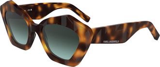 Karl Lagerfeld KL6199S 242 Womens Sunglasses Tortoiseshell Size 53