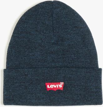 Levi's Womens Levis RED BATWING EMBROIDERED Unisex Hat Navy Blue - Size: ONE size