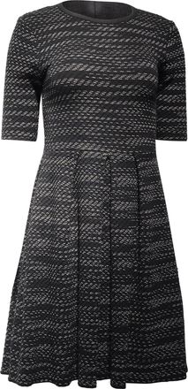 M Missoni Knit Pleated Mini Dress in Multicolor Cotton