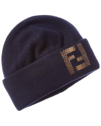 Fendi Fendi Wool & Cashmere-Blend Beanie
