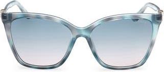 Guess Square Sunglasses in Blue/Other /Gradient Blue at Nordstrom Rack