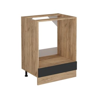 Vicco Armario Para Horno Empotrado R-line, Antracita Casa De Campo, 60 Cm Sin Encimera Vicco