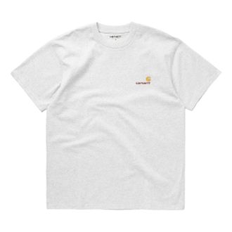 Carhartt Work in Progress American Script Short Sleeve T-Shirt Gray I029956-482-XX