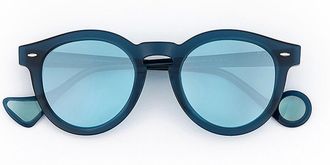 Eyepetizer Rupert C.P/P-2F Mens Sunglasses Blue Size 49