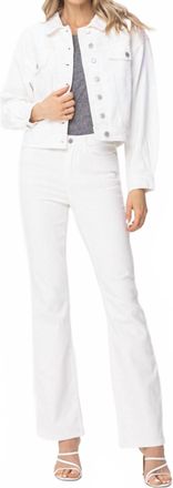 Judy Blue Button-Up Jean Jacket In White