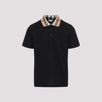 Burberry Black Cody Cotton Polo