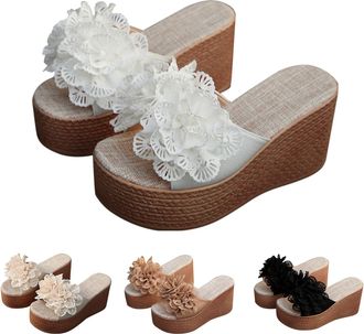 Generic Womens Recovery Sandals With Comfortable Plantar Fasciitis Arch Support Orthotic Open Toe Sport Sliders Anti-Slip BeachThick Platform Sandals Outdoor 