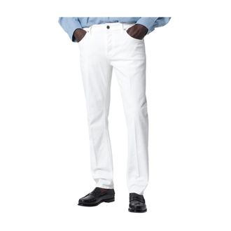 Pantaloni Torino Straight Jeans, male, White, Size: W31 Five-pocket Jeans