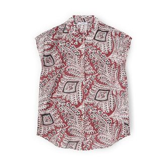 Motivi Camicia in mussola di cotone con stampa - - Blouses & Shirts - Donna - Rosso - S