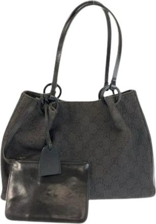 Gucci Pre-owned Tote Bags, female, Black, Size: ONE SIZE Pre-owned Vintage Tote Bag