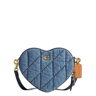 Coach Heart Crossbody Denim Bag