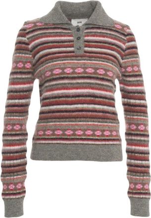 SOLOTRE Polo Collar Sweater