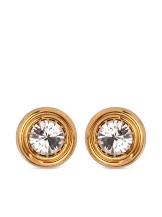 Jennifer Behr Jodi earrings - women - Synthetic Crystal/18kt Gold Plated Brass - One Size