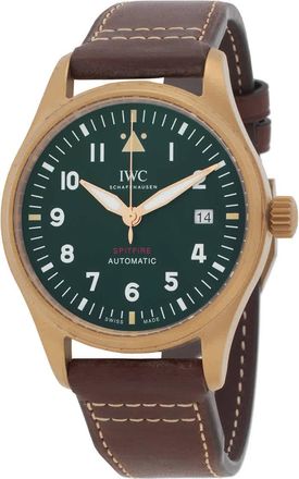 IWC Pilot Spitfire Automatic Green Dial Mens Watch IW326806