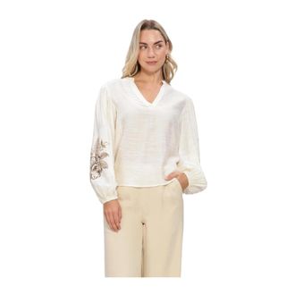 Ydence Ydence - Blouse Rose - Dames - Blouses & Shirts - Beige - Maat: S