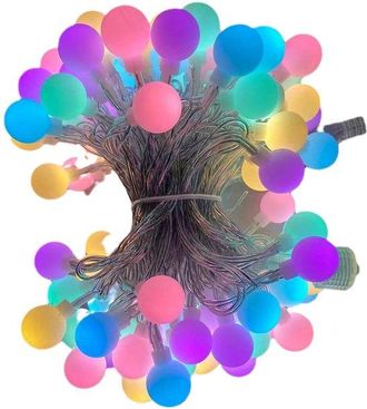 OEM Decoraci&oacute;n De Pascua, Luces De Pascua, Luces De Pascua A Pilas, Guirnalda De Luces De 6 Metros (40 Luces Esmeriladas), Resistencia Al Agua Ip20
