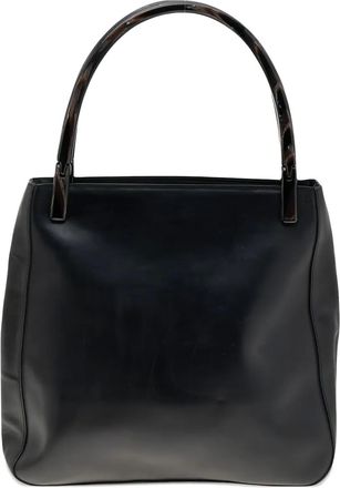 Prada Borsa a spalla in pelle - Nero