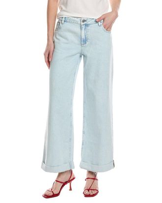 Alice & Olivia Alice + Olivia Duncan Roll Cuff Boyfriend Jean