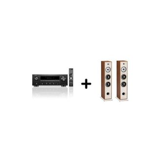 Denon Pack Amplificador Y Altavoces Hifi - Denon / Triangle - Dra-900h + Br08 - Negro - Roble - Hi-fi