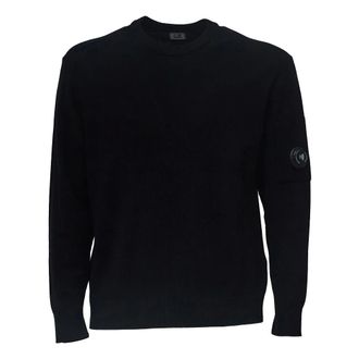 C.P. Company Round-neck Knitwear - male - C.P. Company - Round-neck Knitwear - Black - XL - Knitwear