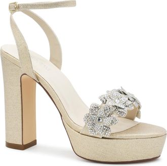 Touch Ups Womens Lily Heeled Sandal, Champagne, 5 UK