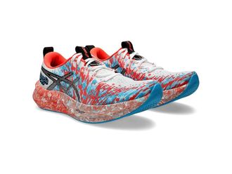 Asics Mens Noosa Tri 16 Mens Running Shoes White/Sunrise Red : 10.5 D - Medium