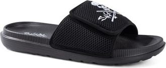 Salt Life The Reel Pool Slide Sandal in Black/black at Nordstrom, Size 10