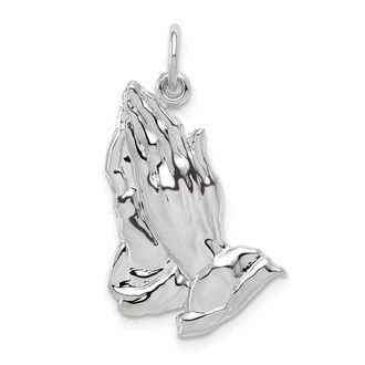 Diamond2Deal 14kw Praying Hands Pendant