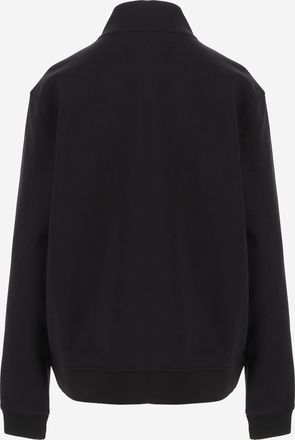 Emporio Armani Mens Sweatshirt Modal Jersey Black Sweatshirts Sweater