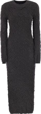 Fabiana Filippi Slim Dress With Embossed Finish