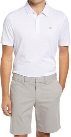Travis Mathew The Zinna Slub Piqu&eacute; Polo in White at Nordstrom Rack, Size Xx-Large